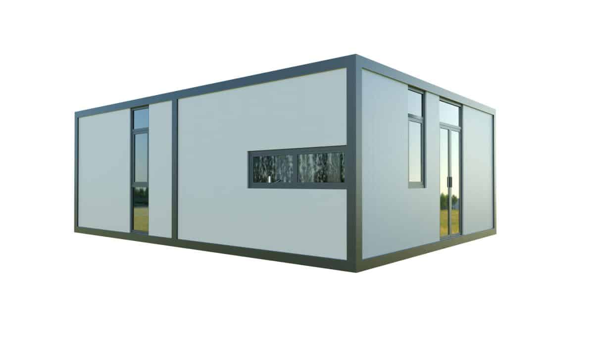 Mô hình nhà container có 2 phòng ngủ 48m2 NC25 do Phước Thịnh Group thiết kế và thi công