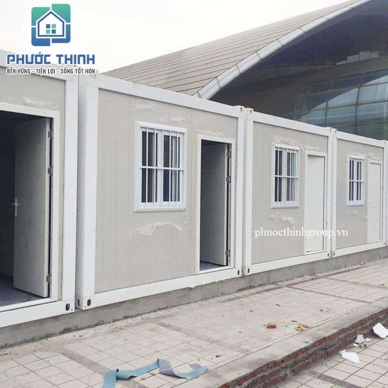 Hình nhà lắp ghép 100m2 xây dựng làm nhà ở cho công nhân của Phước Thịnh