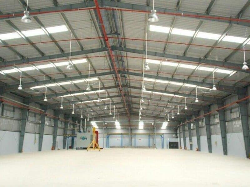 Thi công nhà xưởng tại Đồng Nai có không gian diện tích rộng lớn đáp ứng nhu cầu hoạt động sản xuất