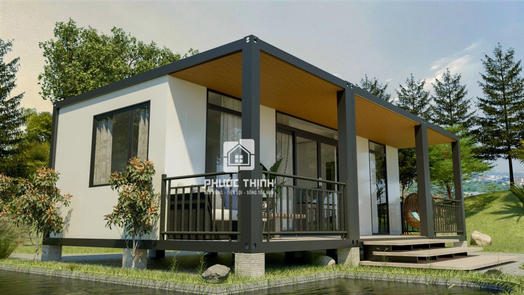 Mẫu nhà lắp ghép làm homestay