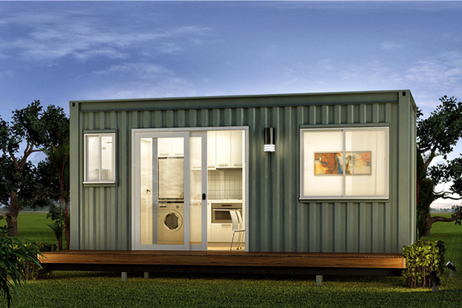 Mẫu nhà container 20 feet nhỏ gọn