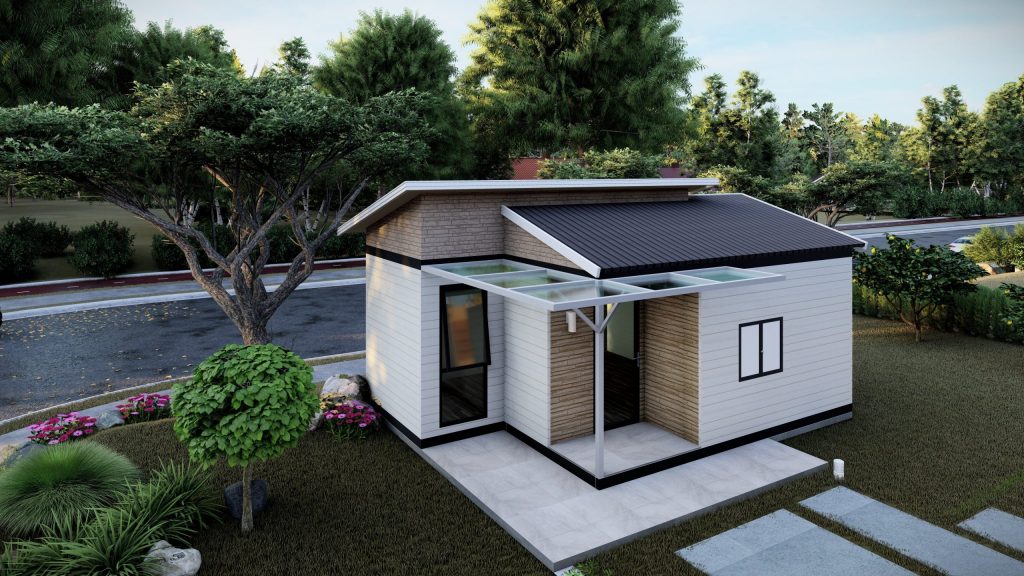 Mẫu nhà lắp ghép cấp 4 đơn giản