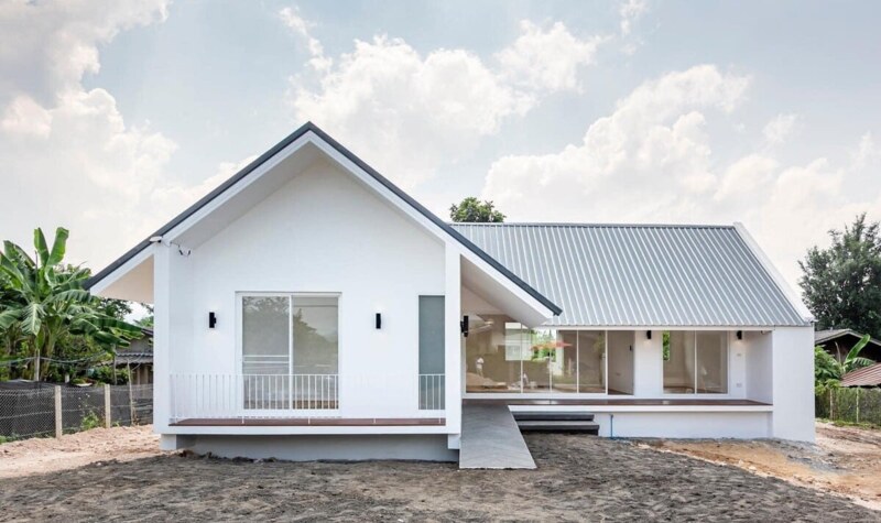 Mẫu nhà lắp ghép cấp 4 mái Thái