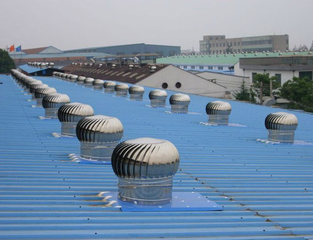 Cầu xoay Roof Turbine Ventilator hút khí nóng tự nhiên
