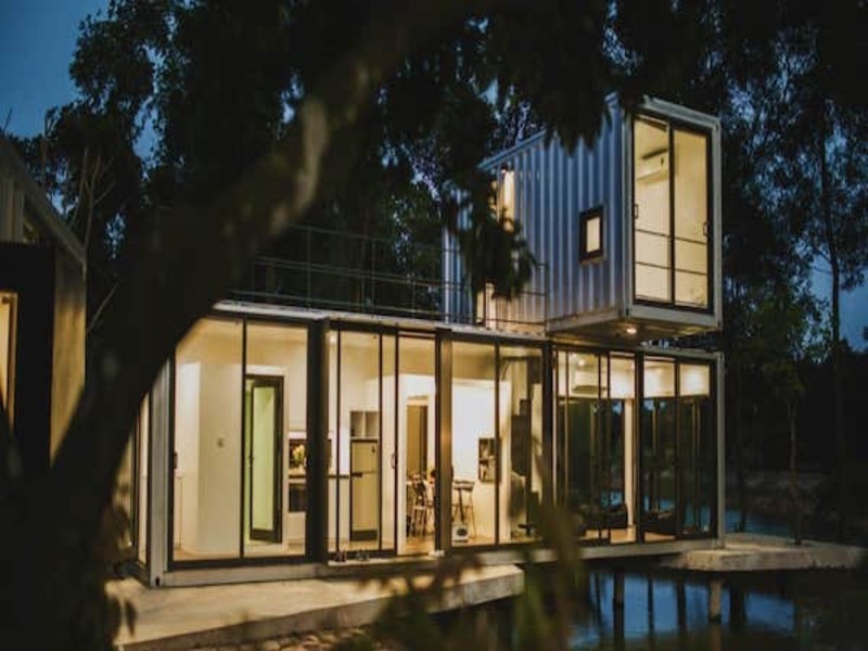 Lưu ý chọn vị trí đẹp, thiết kế phòng phù hợp khi làm nhà container homestay