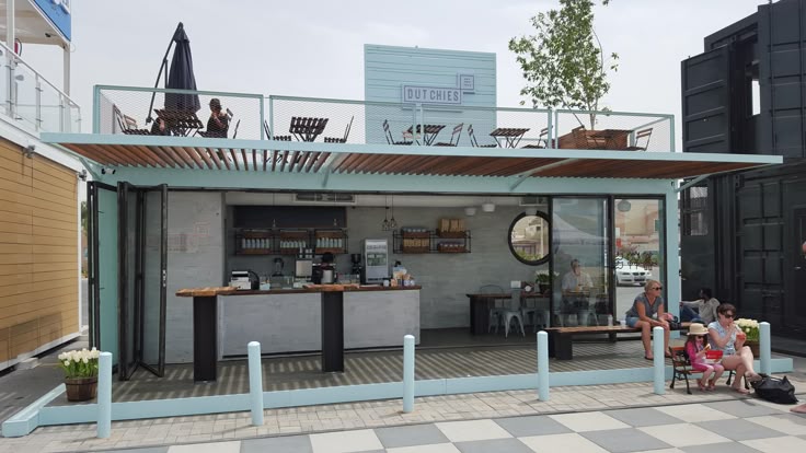 Mẫu container coffee take-away tiện lợi
