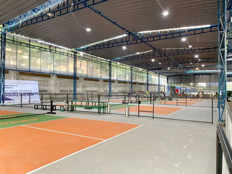 Một trong những sân pickleball đã hoàn thiện bởi Phước Thịnh