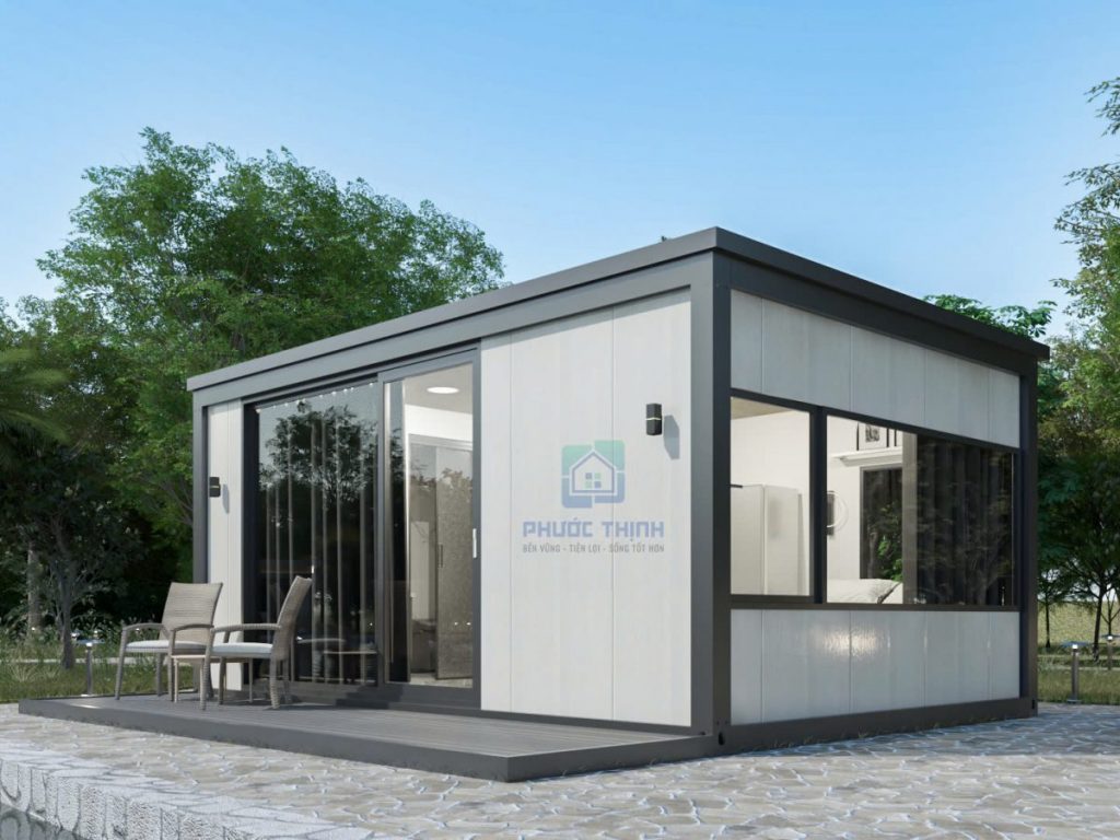 Nhà container cải tạo cơ động, dễ mở rộng khi cần