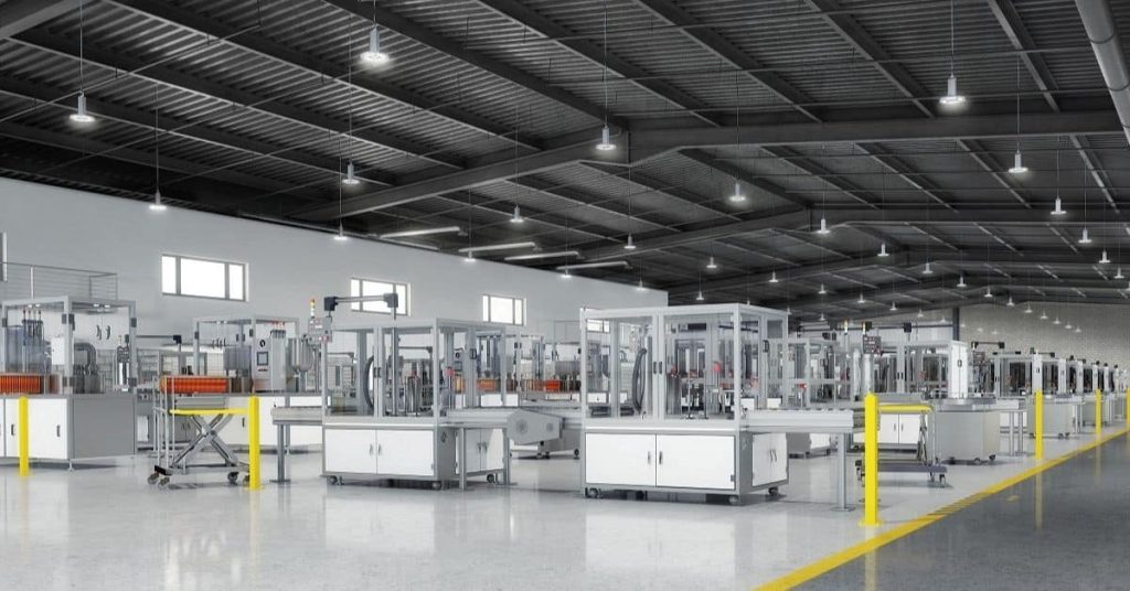 Nhà xưởng công nghiệp nhẹ khẩu độ 20 đến 30m với không gian thông thoáng