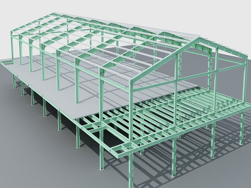Sự khác nhau giữa khẩu độ, bước cột và chiều cao nhà xưởng thép tiền chế