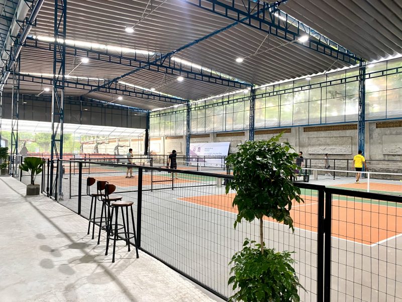 Dự án thi công sân pickleball đến bước hoàn thiện