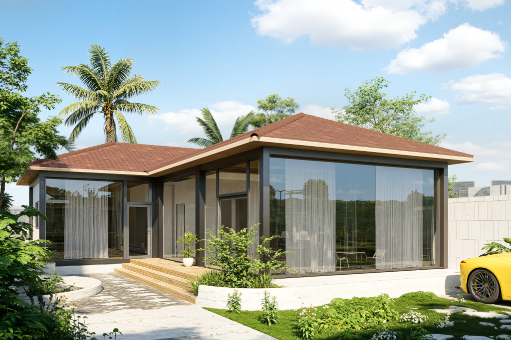 Mẫu nhà lắp ghép chữ L của Phước Thịnh