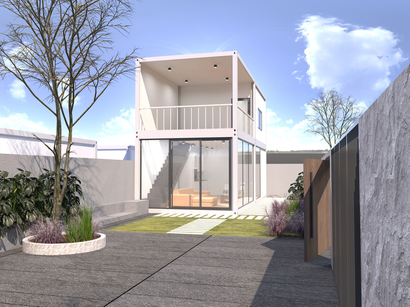 Mẫu nhà lắp ghép 2 tầng tại đơn vị Phước Thịnh