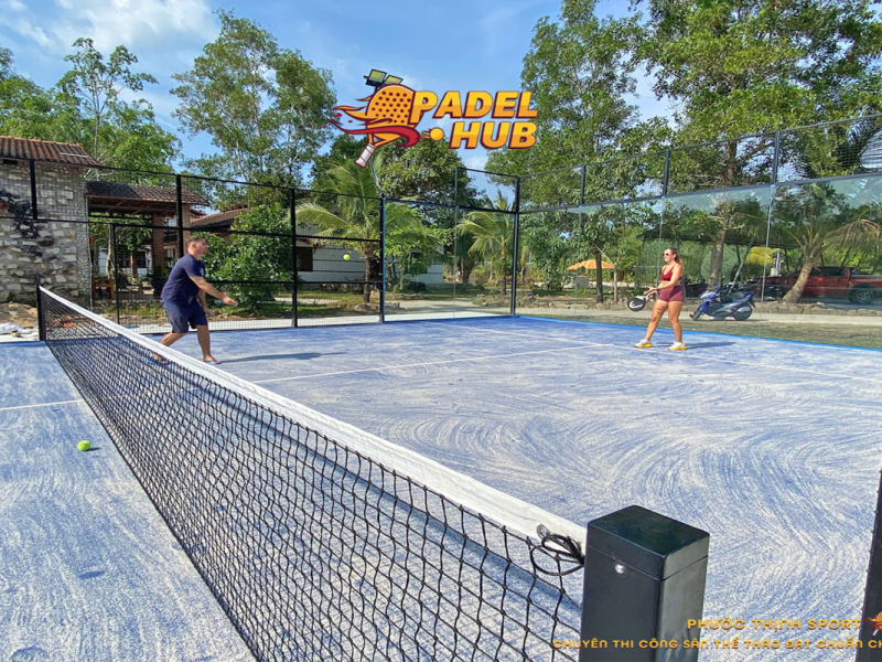 Sân Padel Phú Quốc hoàn thiện thực tế